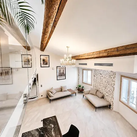 公寓 Le Palais Aubernon 昂蒂布