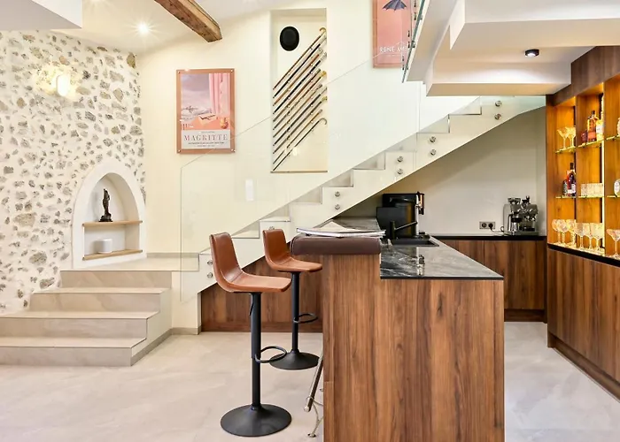 公寓 Le Palais Aubernon 昂蒂布